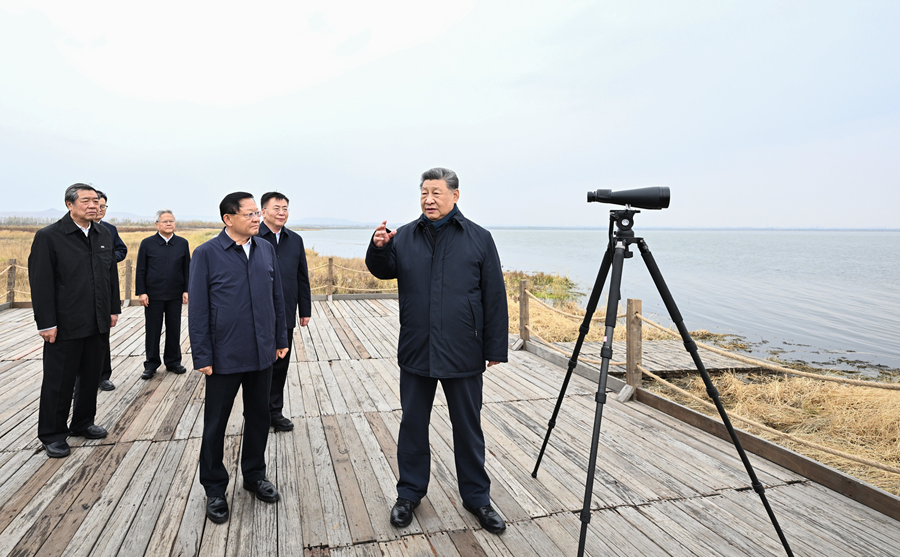 习近平在内蒙古乌兰察布考察时强调 统筹高质量发展和高水平保护 坚定不移走生态优先绿色发展之路