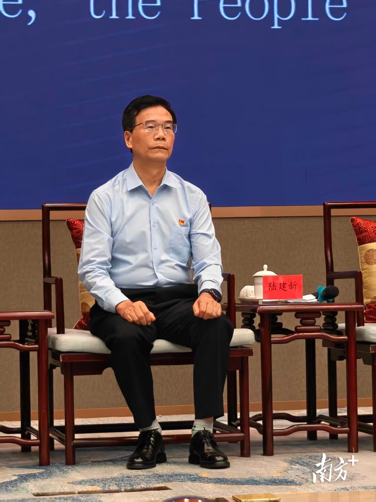 全国劳动模范、全国道德模范,深圳中建科工集团中建钢构股份有限公司首席专家陆建新。 南方+ 关喜如意 拍摄