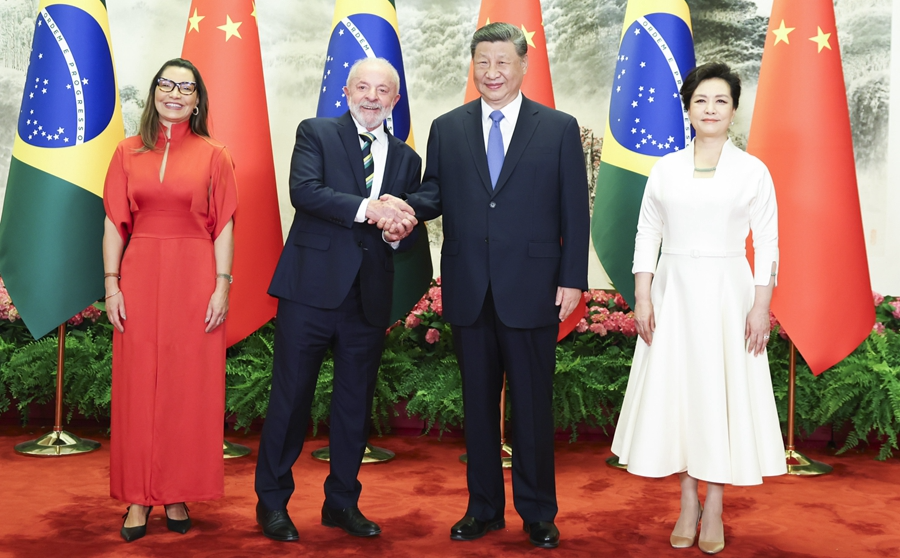 习近平同巴西总统卢拉会谈