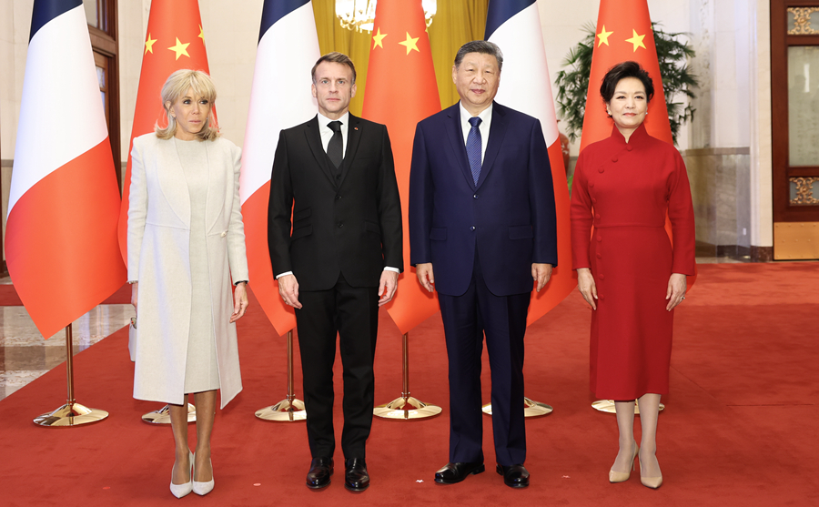 习近平同法国总统马克龙举行会谈