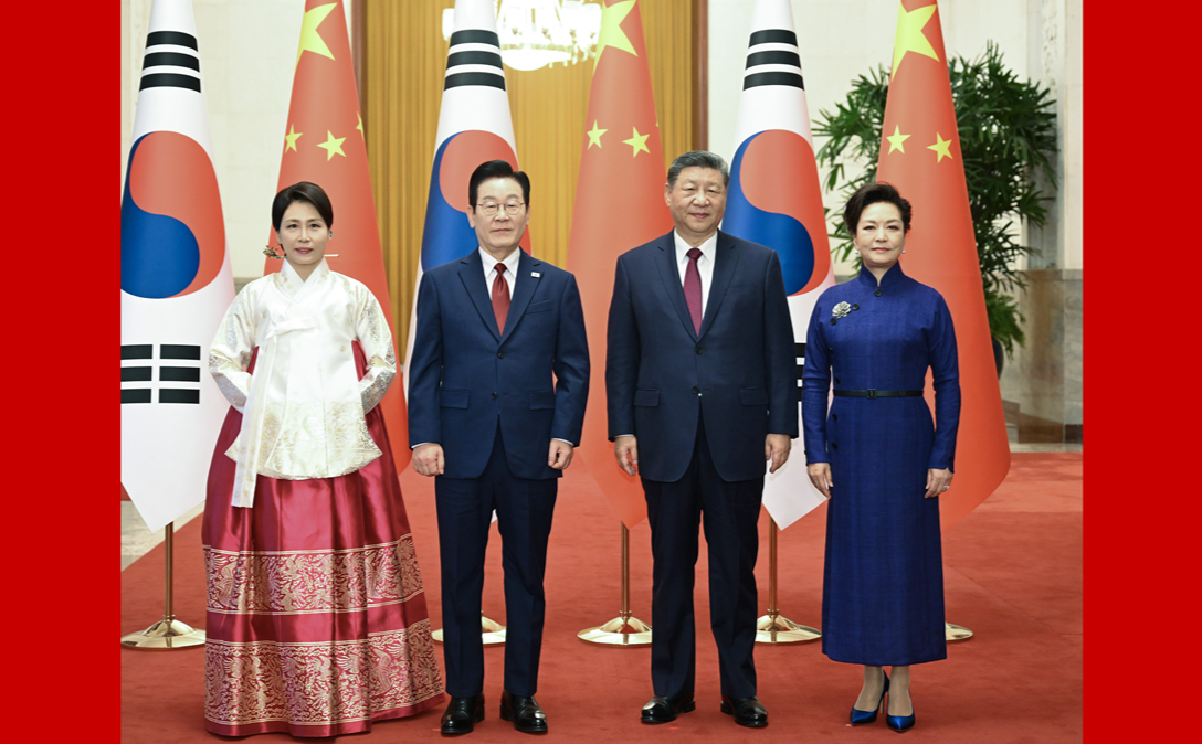 习近平同韩国总统李在明举行会谈